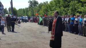 Протоиерей Алексей Новоселов принял участие в мероприятии посвященном Дню Пограничника.