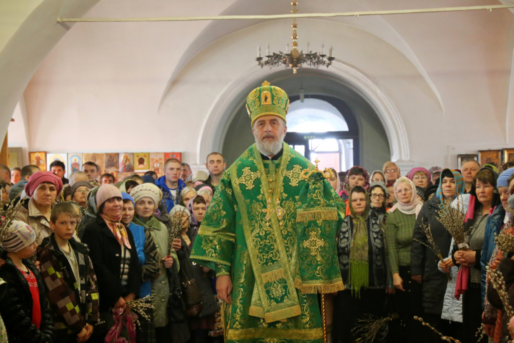 Божественная литургия. Шадринск. 09.04.2017 г.