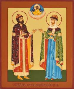 Празднование дня памяти святых благоверных супругов князя Петра и княгини Февронии Муромских