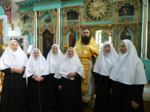 Посвящение усердных тружениц в сестричество Святых Жен-Мироносиц.