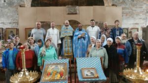 25 июля 2017 года  храм Владимирской иконы Божией Матери села Глубокое  Шадринского района  посетили паломники Екатеринбургской Епархии.