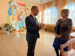 Воскресную школу при Петропавловском храме Куртамыша посетил Александр Ильтяков
