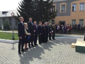 Протоиерей Александр Тимушев принял участие в торжественном митинге в честь 76-й годовщины Победы в Великой Отечественной войне