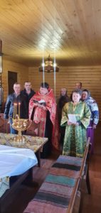 В селе Песчанское освятили восстановленную трапезную