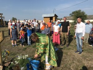 В день памяти святой равноапостольной Марии Магдалины в деревню Ячменево прибыл крестный ход, следующий от храма Преображения Господня р.п. Кособродск Каргапольского р-на до Успенского Далматовского мужского монастыря