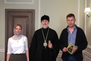 Епископ Владимир обсудил благоустройство территории, прилегающей к Преображенскому храму с. Батурино, с представителями редакции журнала «Моё Зауралье»
