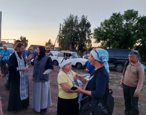 Настоятельница Введенской обители игумения Михаила (Шульцева) приняла участие в ежегодном крестном ходе в честь прп. Далмата Исетского