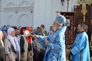 Божественная литургия в праздник Рождества Пресвятой Богородицы г. Шадринск