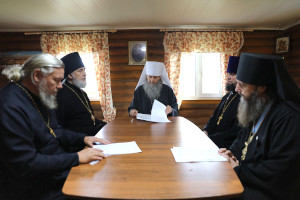 Епископ Владимир принял участие в заседании Архиерейского совета Курганской митрополии