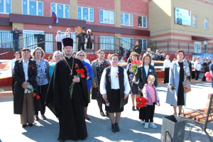 Священник принял участие в торжественном митинге в честь Дня Победы с. Звериноголовское