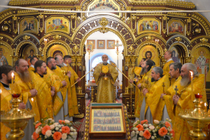 Божественная литургия в день рождения епископа Шадринского и Далматовского Владимира, г. Шадринск