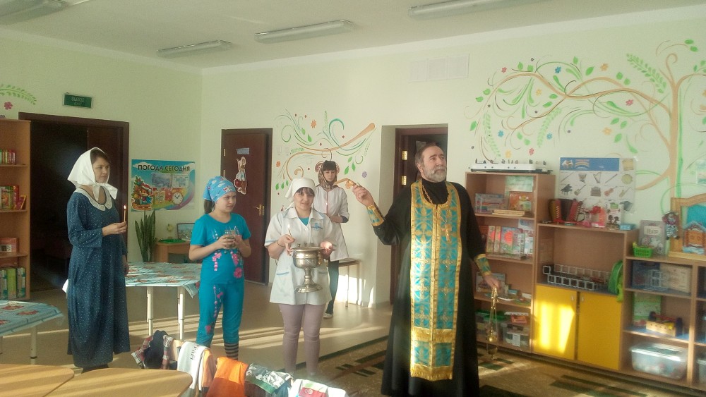 Освящение детского сада «Улыбка» в поселке Юргамыш. 09.02.2018 г.