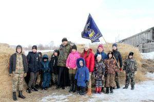 Юные казаки пикета «Русь молодая» приняли участие в военно-спортивных играх