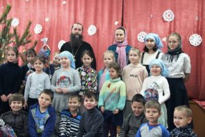 Рождественский праздник для воспитанников воскресной школы «Свеча» при Успенском Далматовском монастыре