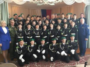 Протоиерей Александр Тимушев поздравил кадетов Губернаторской Куртамышской школы-интерната с принятием присяги