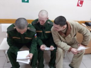 Троицкий приход п. Мишкино провел акцию «Письмо солдату»