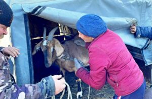 В Западном благочинии оказали помощь многодетной семье, оставшейся без кормильца, проживающей в деревне Бутырское Мишкинского района
