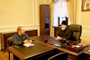 10 ноября 2021 г. состоялась рабочая встреча Главы Шадринской епархии Преосвященнейшего Владимира с директором подрядной организации ООО «Строительно-монтажное управление-45» Игорем Викторовичем Уфимцевым