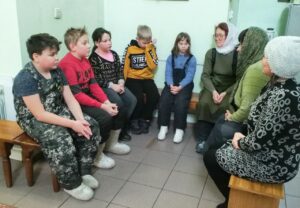 В храме во Имя Святой Троицы с. Маслянское состоялась беседа с детьми, посвящённая празднику Рождества Господа и Спаса нашего Иисуса Христа