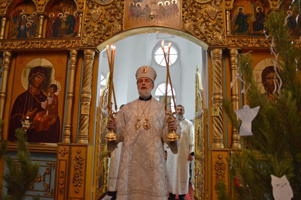 Божественная литургия. Спасо-Преображенский собор г. Шадринска