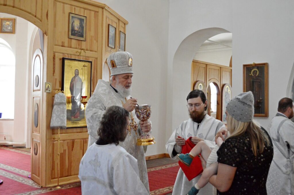 Божественная литургия в Троицкую родительскую субботу, г. Шадринск