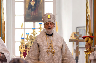 Божественная литургия в Спасо-Преображенском соборе г. Шадринска