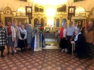 Приход храма с. Звериноголовское поздравил настоятеля с 30-летием со дня пресвитерской хиротонии