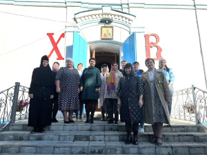 Монахиня Евфимия (Крейтор) провела экскурсию по Боровскому монастырю для участников выездного рабочего совещания специалистов по туризму и директоров музеев Катайского МО